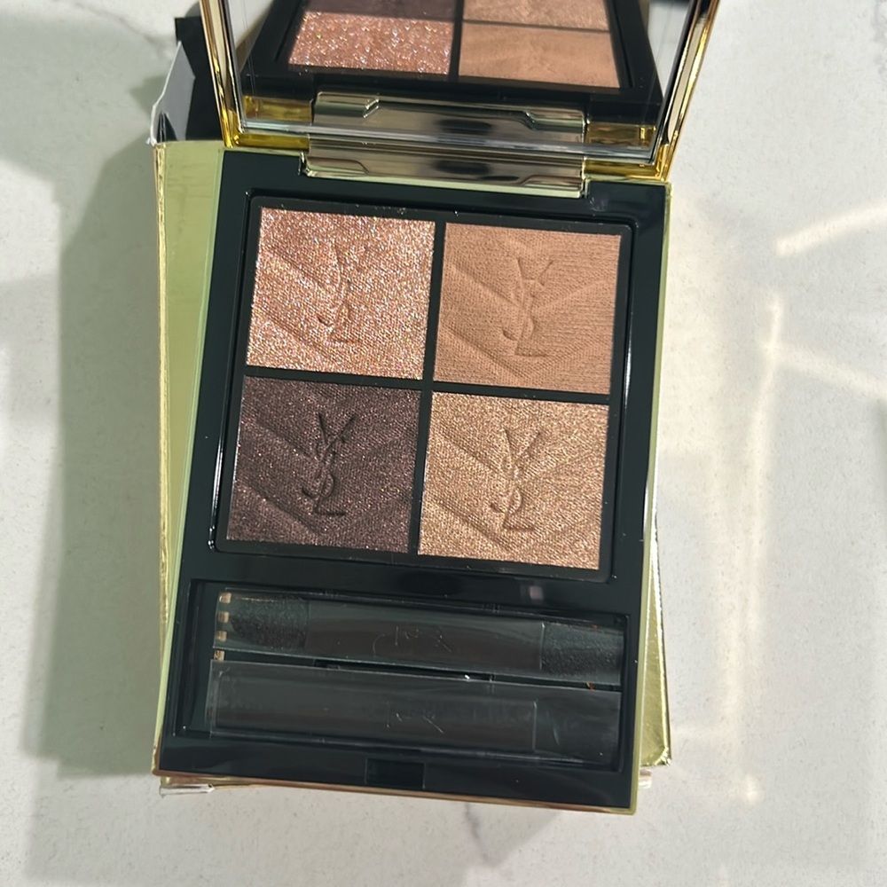 YSL couture mini clutch eyeshadow palette 710 over brun
